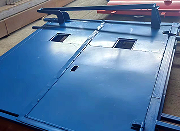 液压控制无压风门的结构组成